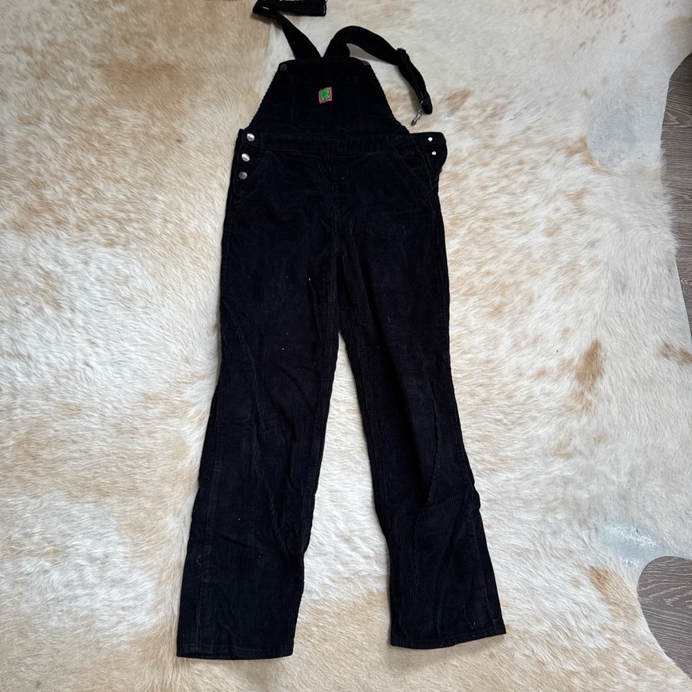 Black overalls